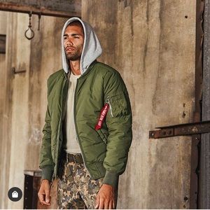 Alpha Industries Jackets Coats Nwot Ma Natus Quilted Flight Jacket Poshmark